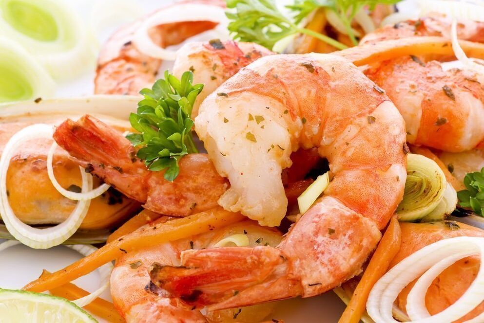Shrimp and Vegetables for Strength