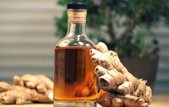 Tincture based on ginger - a folk remedy for men's health